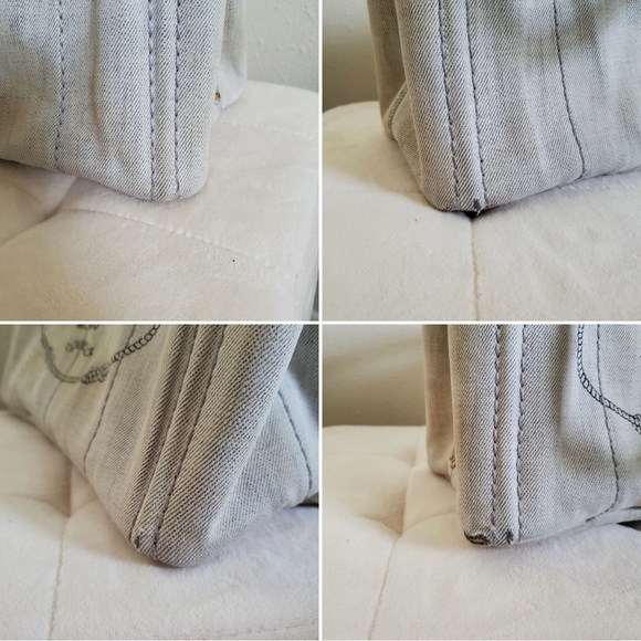 Authentic Prada Canapa Canvas Tote Bag - Picture 9 of 9